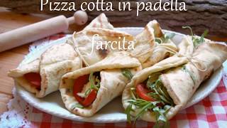 Pizza cotta in padella farcita [upl. by Iona]