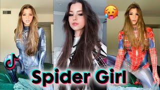 1 Do you love SPIDER GIRL 😍 Brooke Monk Tiktok Compilation 2022 w Boyfriend [upl. by Ahsyla257]