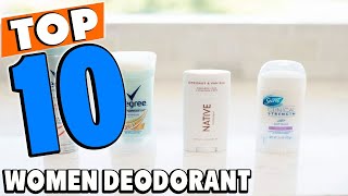 Top 10 Best women deodorants Review In 2024 [upl. by Noroj406]