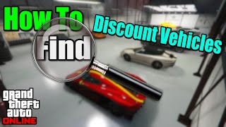 Ultimate Guide to Finding Discount Event Vehicles  GTA 5 Online [upl. by Anaeel]