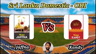 Jaffna vs Kandy  Match 14  National Super League Limited Over Tournament 2024 [upl. by Leirvag]