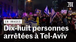 À TelAviv une manifestation contre le gouvernement de Benyamin Nétanyahou [upl. by Teferi]