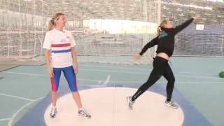 How To Throw A Shot Put [upl. by Aner]