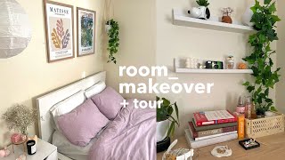 mini room makeover 🪴  deep clean  redecorate ikea amp amazon decor [upl. by Rumit]