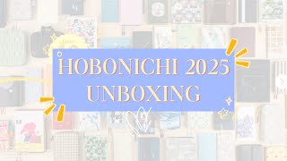 Hobonichi 2025 Unboxing  Big planner change for next year [upl. by Lomaj332]