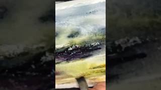 Transform Canvas into Art with Simple Watercolor Methods shorts watercolor [upl. by Raamal212]