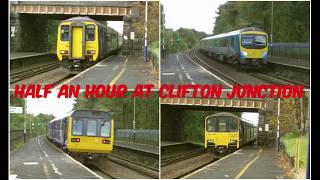 Half an Hour at 251  Clifton Junction Station 9102017  Class 142 150 156 185 Salford [upl. by Emily439]