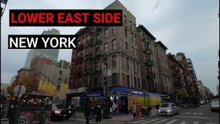 Exploring NYC  Walking Lower East Side  Manhattan NYC [upl. by Fiertz]