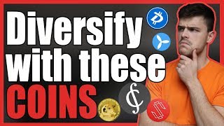 TOP 5 coins for Diversification  Dogecoin TEFood Credits Substratum Digibyte [upl. by Brindell322]