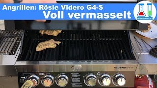 Das erste Mal voll vermasselt 🙈 Angrillen mit dem Rösle Videro G4S Gasgrill mit Sizzle Zone [upl. by Lerak]