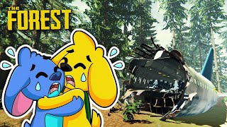 ¡NOS ESTRELLAMOS EN EL BOSQUE MÁS PELIGROSO 😱✈️ NUEVA SERIE THE FOREST MIKELEX 1 [upl. by Aserret]