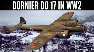 Dornier Do 17  Flying Pencil of WW2  Once Do 17 spearheaded the Luftwaffe campaigns in WW2 [upl. by Kilmarx266]