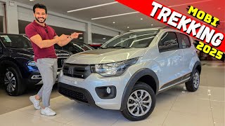 FIAT MOBI TREKKING 2025 review completo e PREÇO [upl. by Yrahk]