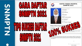 TUTORIAL CARA DAFTAR SNMPTN 2021 [upl. by Niletac]