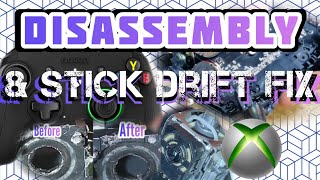 RIG NACON Revolution X XBOX Disassembly Stick drift fix [upl. by Eilzel]