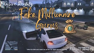 Fake Gurus Earning Millions By Making Fool  Pensive Reality GTA 5 V Mode [upl. by Nerrak]