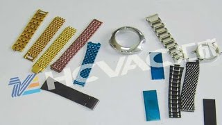 PVD vacuum coating machine for watchcase watchband watchstrap and jewelery [upl. by Welcy]