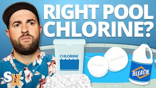 Whats the BEST CHLORINE for Your POOL  Swim University [upl. by Harland]