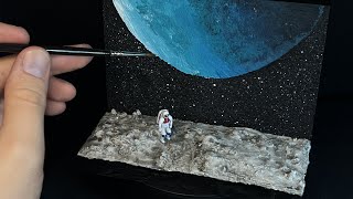 I made a Otherworldly Landscape Diorama [upl. by Ithaman283]