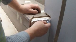 DIY Laminate on Stairs Laminate Flooring Stair Nosing Installation on Open Sided Staircase How To [upl. by Latsyrk]