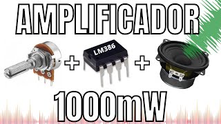 El Amplificador MÁS FÁCIL de Hacer LM386 Audio Amp  Montaje Paso a Paso  UTSOURCE [upl. by Dnar]