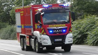 Großbrand  Werkfeuerwehr im Einsatz Einsatzfahrten Werkfeuerwehr Chempark Leverkusen amp Dormagen [upl. by Enaelem]