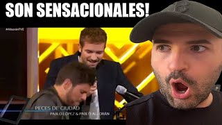 Pablo Alborán y Pablo López Peces de Ciudad  Reacción [upl. by Sillyrama289]