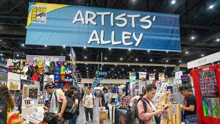 SDCC 2024 Artist Alley  San Diego Comic Con [upl. by Cathlene271]