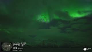 Dancing aurora at Lyngen North [upl. by Jeanette783]