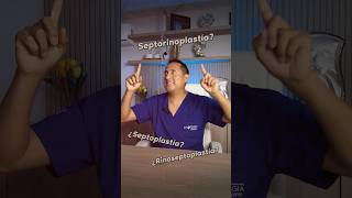 RINOSEPTOPLASTIA SEPTORINOPLASTIA 🤔 doctor foryou parati fyp nosejobs viralvideo estetica [upl. by Caassi]