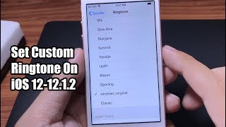 How to Install Custom Ringtone On iOS 121212 Jailbreak Tweak [upl. by Calie]