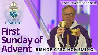 Sunday Catholic Mass Today 1st Sunday in Advent 29 Nov 20 Bishop Greg Homeming Lismore Australia [upl. by Montana]