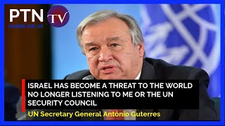 Israel has caused geopolitical tension in the world UN Secretary Guterres condemn Israel [upl. by Cutcheon145]