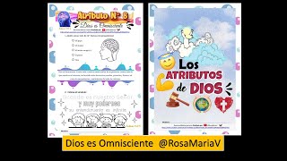 ATRIBUTO Dios es Omnisciente 🧠 clase biblica de los atributos de Dios para niños cristianos [upl. by Adiell129]