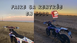 FAIRE SA RENTRÉE EN 50CC   Rieju mrt pro [upl. by Elcin298]