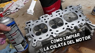 Cómo limpiar la culata y el bloque del motor [upl. by Felizio]