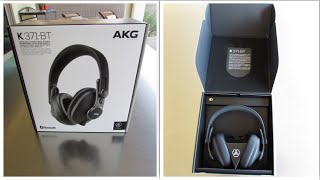 Bass Musician Magazine Reviews  AKG K371BT Pro Studio headphones [upl. by Roane]