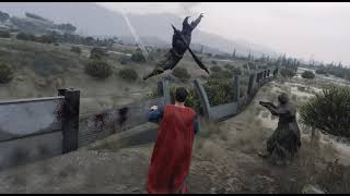 JUSTICE LEAGUE VS STEPPENWOLF  GTA V Zack Snyders JUSTICE LEAGUE MOD GAMEPLAY [upl. by Aidne]