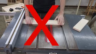 A stepbystep guide to making your first table saw cuts TABLESAW BASICS [upl. by Finegan]