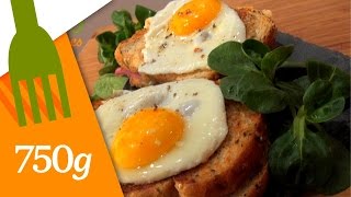 Recette du vrai CroqueMadame  750g [upl. by Hegyera]