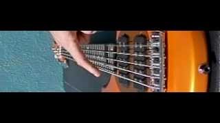 Bass guitar strings slow motion  1200 FPS [upl. by Janaye432]