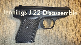 Jennings J22 Disassemble ￼thelefthandedshooter99 [upl. by Chadburn]