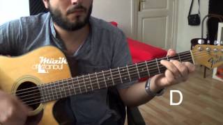 Gülben Ergen amp Oğuzhan Koç  Aşkla Aynı Değil  Gitar Dersi AKOR [upl. by Aniretak317]