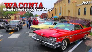 MASSIVE DOWNTOWN CAR SHOW Hot Rods Classic Cars Street Rods Street Machines Muscle Cars 2023 [upl. by Aleacin]