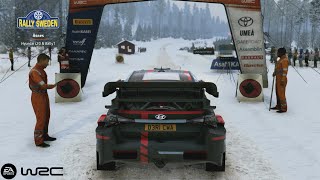 EA Sports WRC  Hyundai i20 N Rally1 HY at Åsnes 215KM Rally Sweden 4KPS5 [upl. by Ahsikar]