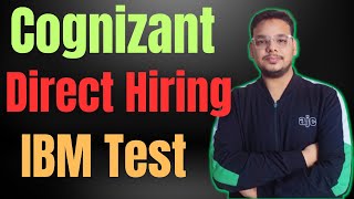 Cognizant Direct Hiring  IBM Hiring Test Mail  OFF Campus Drive  2021  2022  2023  2024 Batch [upl. by Corbett]