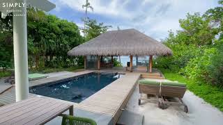 Raaya by Atmosphere  Two Bedroom Family Beach Villa with Pool Walkthrough [upl. by Adlez]