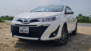 Toyota Yaris Ativ X 15 Cvti full opshan Panjab Register total jenwan review and price [upl. by Nirok]