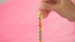 How to Add Beads to Friendship Bracelet  Bracelet Patterns [upl. by Randell]