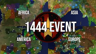 Rise of Nations But Its 1444 EVENT No Map Creation on Stream this time Balanced and no lag WW2 [upl. by Silvanus571]